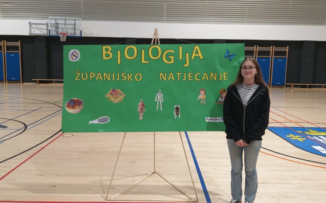 Vanja Krtanjek uspješna na natjecanju iz biologije