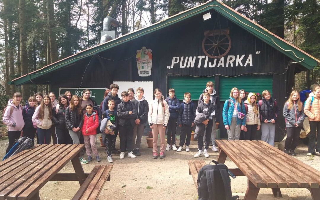 Mladi planinari na Sljemenu